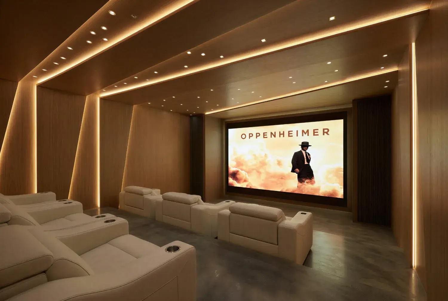 Sala de cine equipada